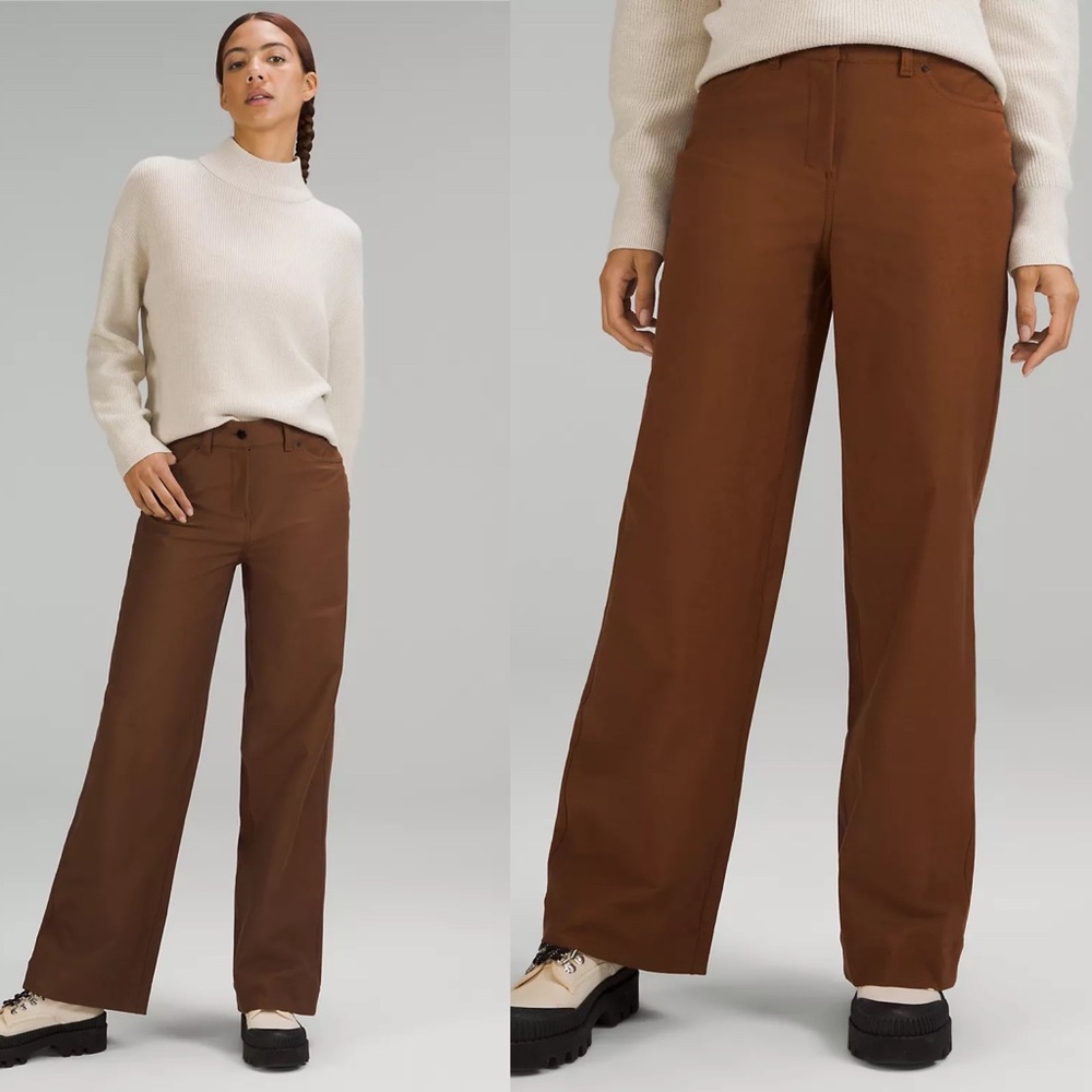 Lululemon City Sleek Wide Leg 5 Pocket Pants